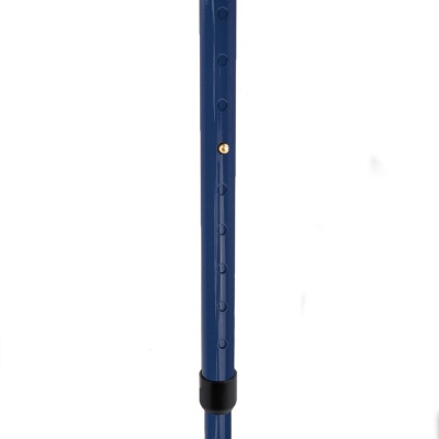 Flexyfoot Comfort Grip Open Cuff Blue Crutch for the Right Hand